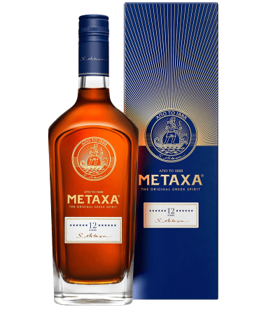 Бренди Метакса 12 Звезд + Подарочная коробка - Бренди, Арманьяк, Кальвадос | TheHouse