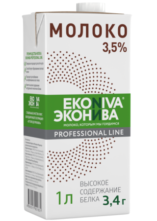 UHT Milk (3,5%) Professional Line SlimCap, EkoNiva - Food | TheHouse