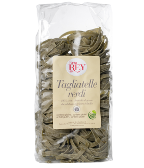 Tagliatelle with Spinach, Pasta Rey
