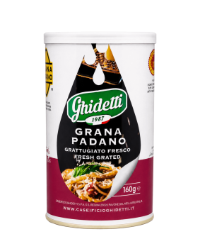 Grated cheese Grana Padano DOP Ghidetti