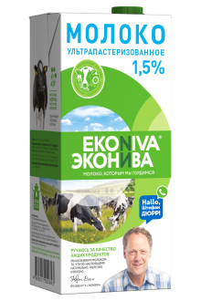 UHT Milk (1,5%), EkoNiva 1l